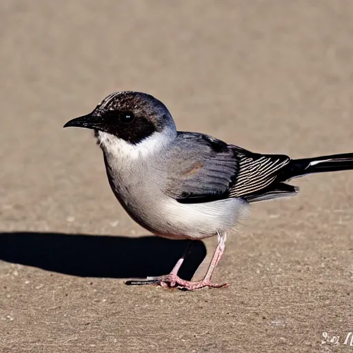 Prompt: confused bird