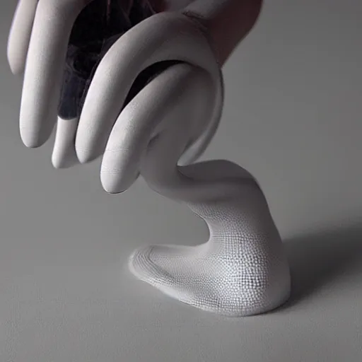 Image similar to 3d printed prosthetic , parametric design