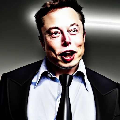 Prompt: elon musk holding a car to his mouth and eating it, highly detailed, extremely high quality, hd, 4 k, 8 k, canon 3 0 0 mm, professional photographer, 4 0 mp, lifelike, top - rated, award winning, realistic, detailed lighting, detailed shadows, sharp, no blur, edited, corrected, trending