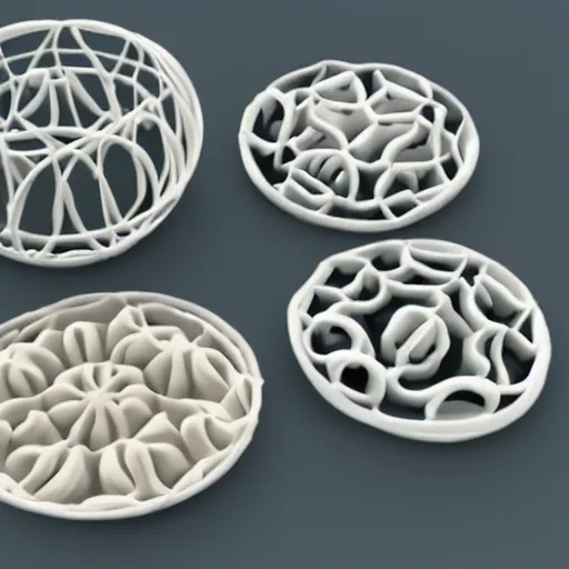 Prompt: delicious 3d printed candy sugars making fractal patterns out of printed sugar