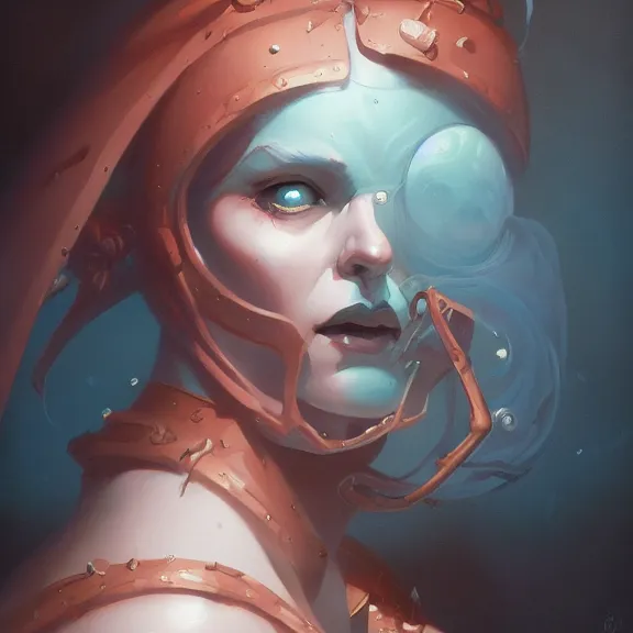 Prompt: a highly detailed portrait in the style of peter mohrbacher and in the style of michael whelan.