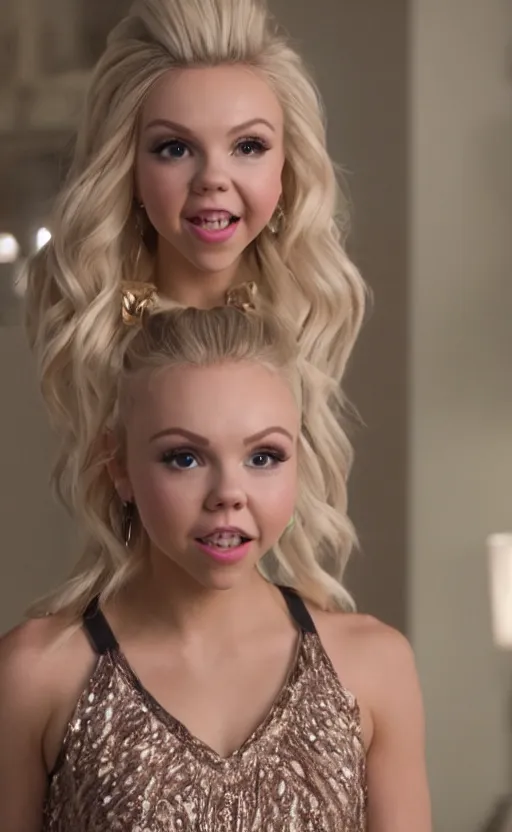 Image similar to jordyn jones as jeannie in i dream of jeannie, 8 k movie still