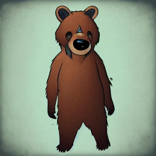 Prompt: A bear fursona.