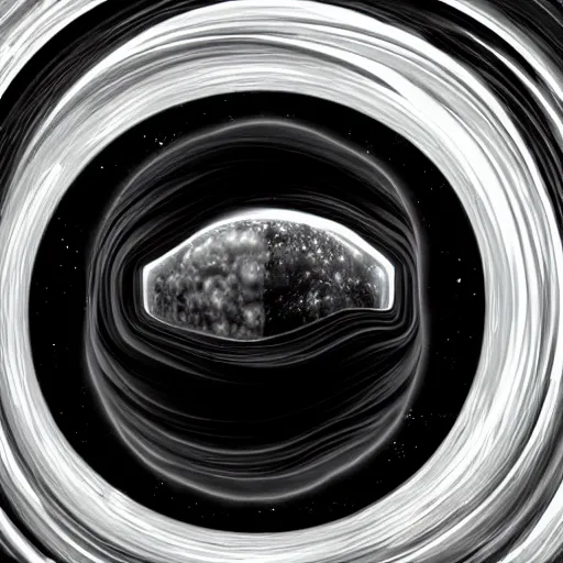 Image similar to two abstract lifeforms from 2 distant universes, looking at each other in a mirror, across space and time, high definition photorealism, super wide angle lens w 1 0 2 4 h 7 9 8