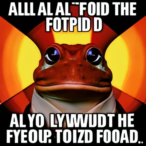 Image similar to ALL GLORY TO THE HYPNOTOAD