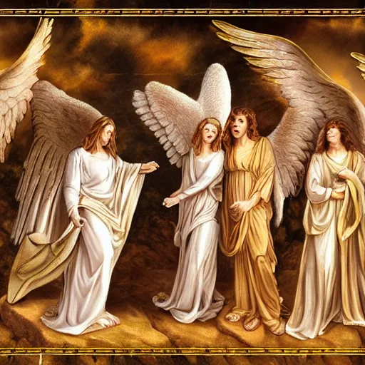 Image similar to bible acurate angels, Photoshot, realistic