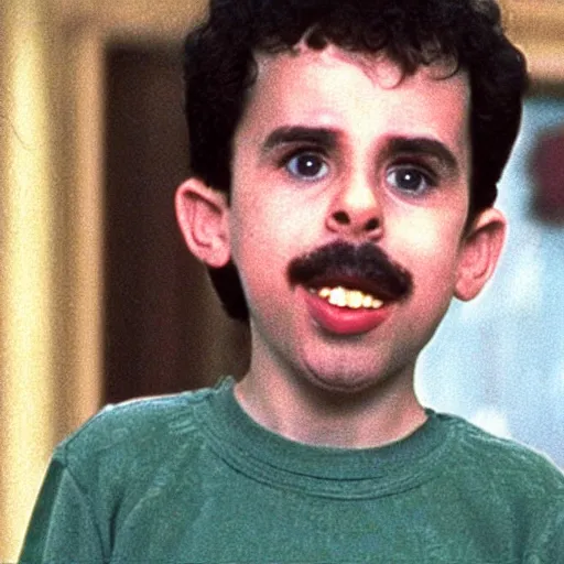 Image similar to borat as a child in home alone movie