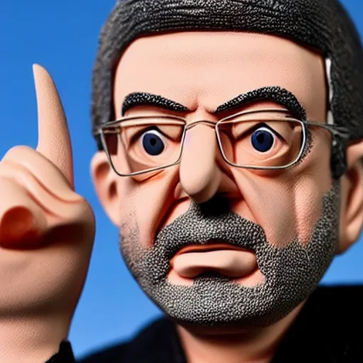 Prompt: jean luc melenchon action figure