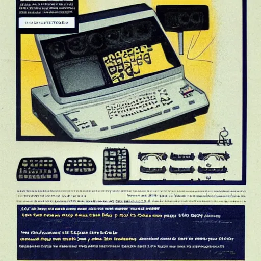 magazine advertisement for retro wetware computer | Stable Diffusion ...