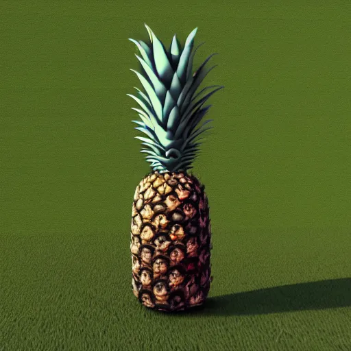 Image similar to the pineapple king, realistic, hdr, clear image, hdd, rtx on, dynamic lighting,