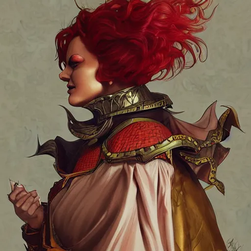 Prompt: an epic fantasy comic book style full body portrait painting of ronald mcdonald. d & d. fantasy. intricate. elegant. highly detailed. digital painting. artstation. concept art. matte. sharp focus. illustration. art by artgerm and greg rutkowski and alphonse mucha