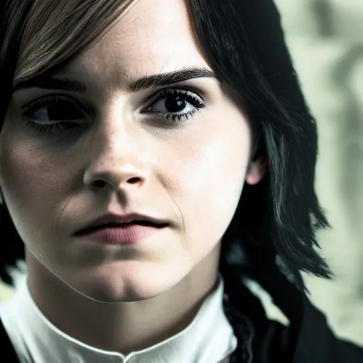 Image similar to Emma Watson as Severus Snape