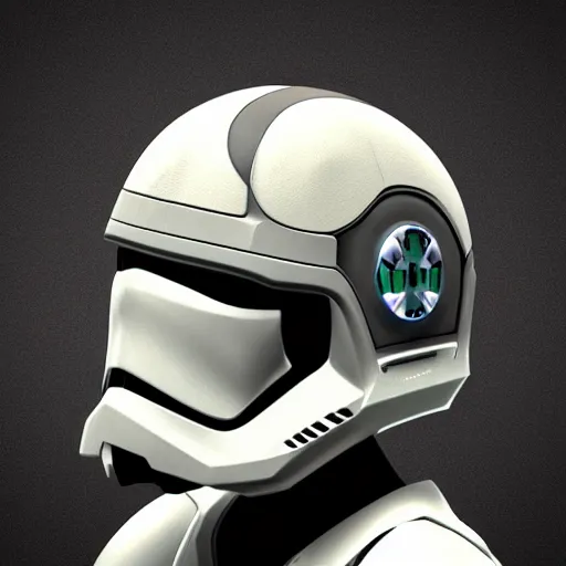 Image similar to “Sci Fi Drop Trooper Helmet concept”