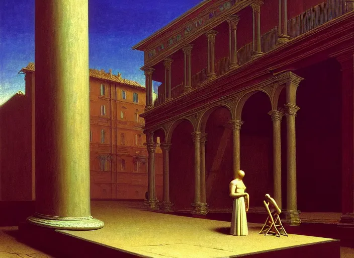 Image similar to knight in armor in a wheelchair do tricks & watch old tv, rome, highly detailed, soft lighting, elegant, by edward hopper and james gillard, zdislaw beksinski, stephen outram, andreas m wiese, carl spitzweg, highly detailed, masterpiece, unreal 6, 8 k