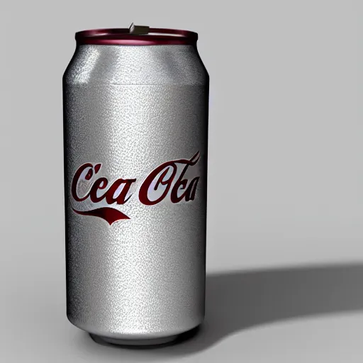 Prompt: big can of diet coke, 3 d render