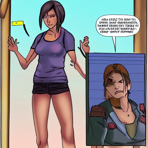 Prompt: Jill Valentine explaining how to take down a zombie Wikihow.