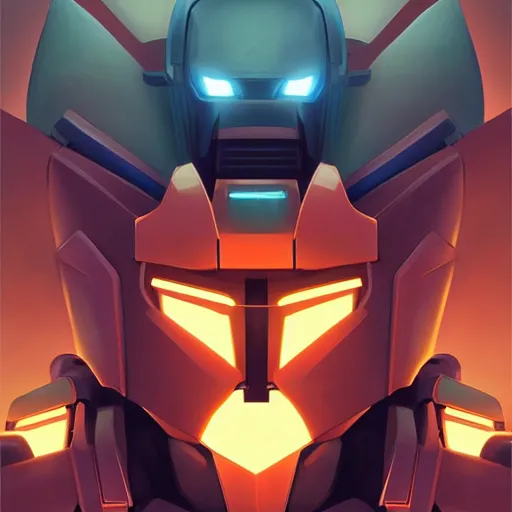 Image similar to face icon stylized minimalist transformers, loftis, cory behance hd by jesper ejsing, by rhads, makoto shinkai and lois van baarle, ilya kuvshinov, rossdraws global illumination