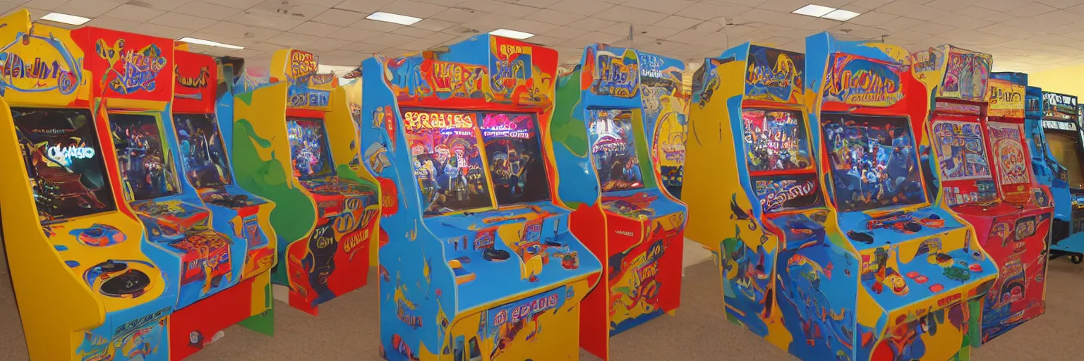 Image similar to 1990's arcade