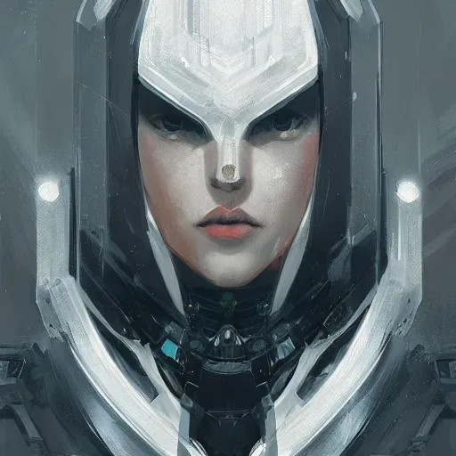 Image similar to a symmetrical portrait by greg rutkowski, inspired by cibo from tsutomu nihei, digital art, unreal engine 5, trending on artstation, deviantart, pinterest, rule of thirds, 4 k uhd image