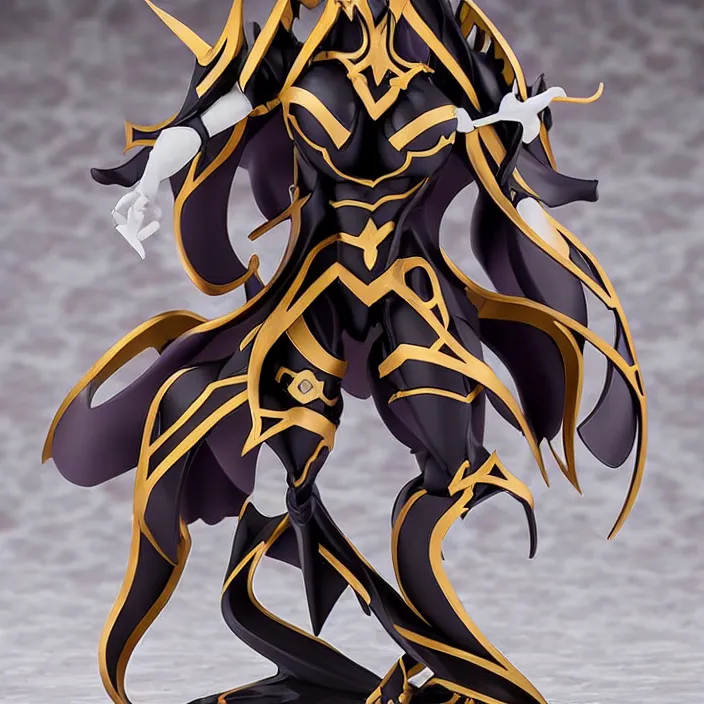 Prompt: albedo overlord pop up parade figure