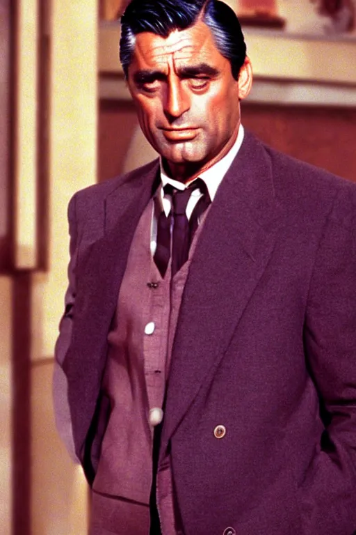 Prompt: cary grant as giles in buffy the vampire slayer, 1 9 9 8