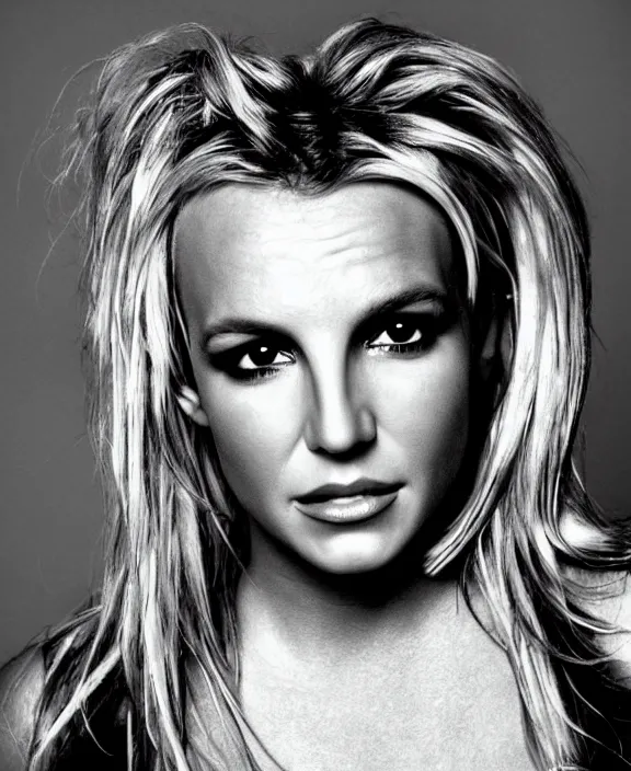 Image similar to britney spears by thomas ruff