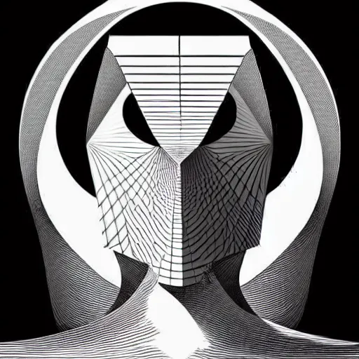 Image similar to white conceptual figurative post - morden monumental abstract portrait made by escher and piranesi, highly conceptual figurative art, intricate detailed illustration, illustration sharp geometrical detail, vector sharp graphic, controversial poster art, polish poster art