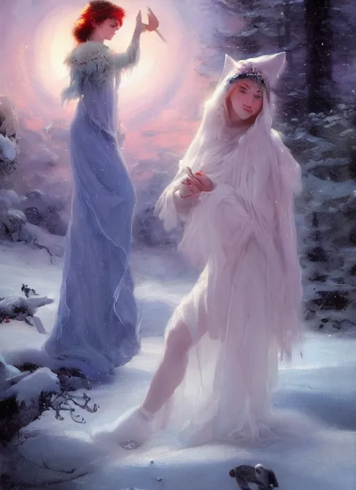 Image similar to the witch of frost by alex flores and vladimir volegov and alexander averin and delphin enjolras and daniel f. gerhartz