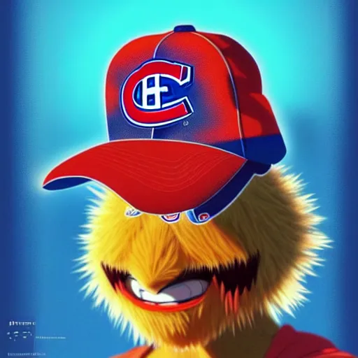 Image similar to anime Portrait of Youppi the Habs Montreal Canadiens Mascot as an evolved powerful pokemon, highly detailed anime, smooth, sharp focus, dynamic lighting, intricate, trending on ArtStation, illustration pokemon, art by WLOP