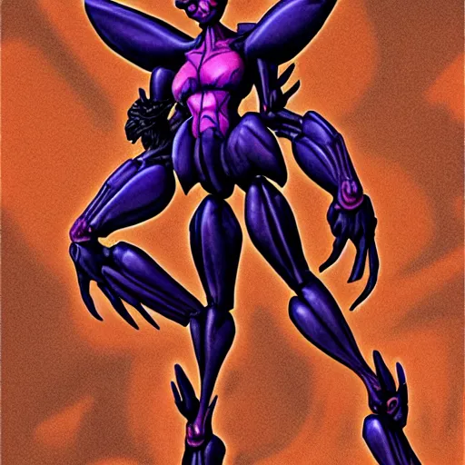 Image similar to Beast Wars Blackarachnia predacon anatomical study