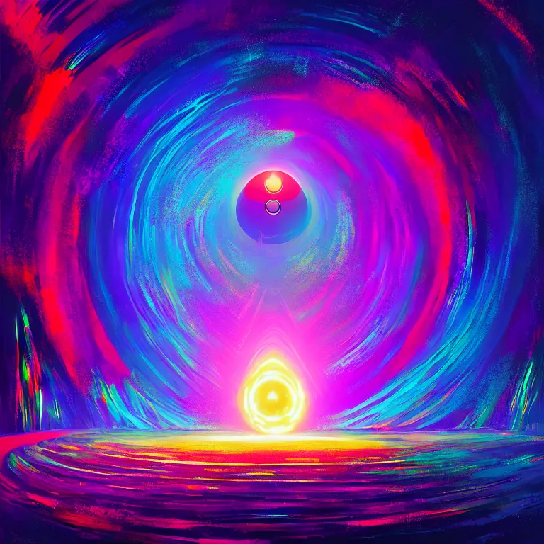 Image similar to psychedelic disco that can ’ t escape vortex black hole 4 k award winning digital art by alena aenami les edwards