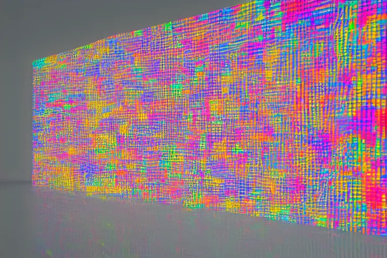 Prompt: futuristic display screens of complex visualized data