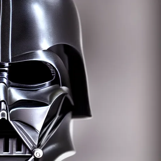 Image similar to close - up darth vader, fine details, 8 k, shallow depth of field, moody lighting, cinematic lighting,