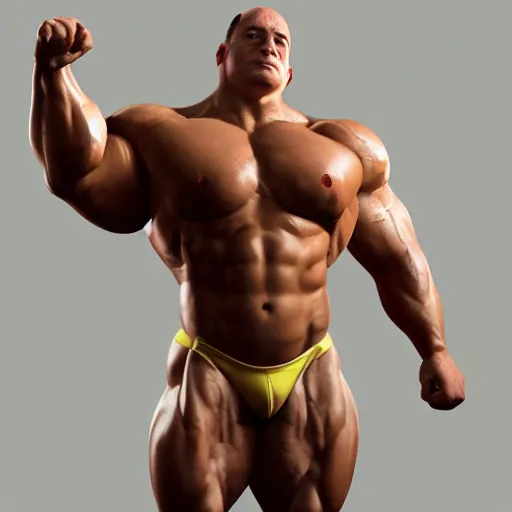 Prompt: bodybuilder George Costanza from seinfield, au naturel, hyper detailed, digital art, trending in artstation, cinematic lighting, studio quality, smooth render, unreal engine 5 rendered, octane rendered, art style by klimt and nixeu and ian sprigger and wlop and krenz cushart