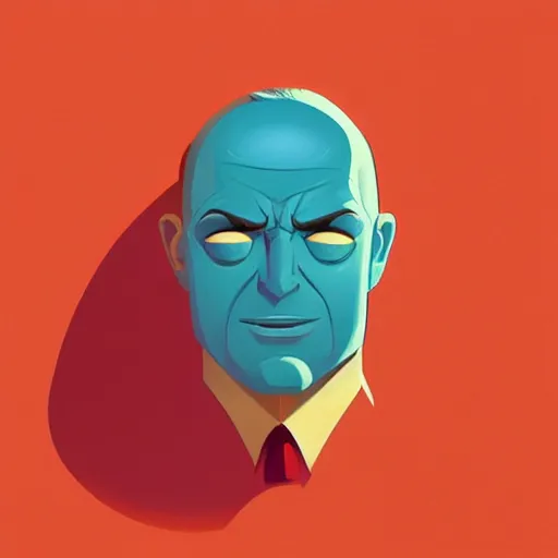 Image similar to face icon stylized minimalist goldfinger, loftis, cory behance hd by jesper ejsing, by rhads, makoto shinkai and lois van baarle, ilya kuvshinov, rossdraws global illumination