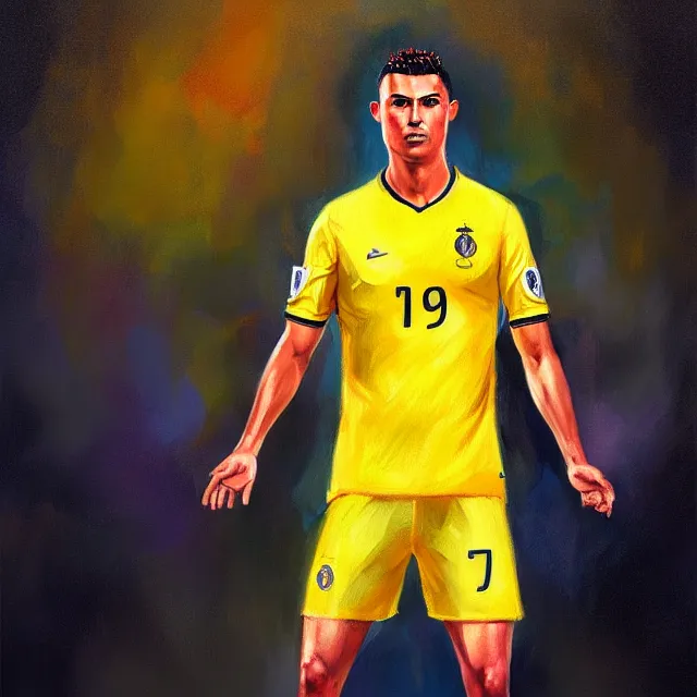 Watercolor #92 Cristiano Ronaldo - Mesmerizer