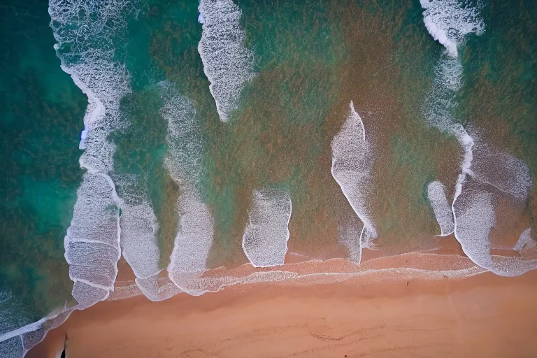 Image similar to drone shot of fire on the beach