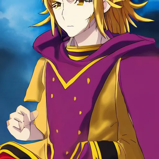 Prompt: anime prince Byzantium