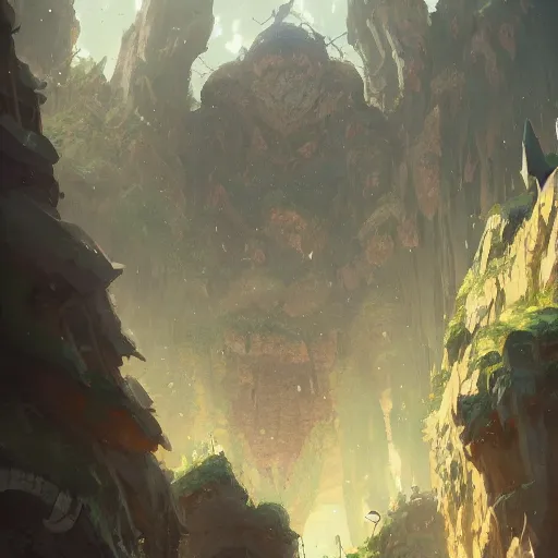 Image similar to danger, darkness, dwarves, cave, giant bugs, perfect art, trending on pixiv fanbox, painted by greg rutkowski makoto shinkai takashi takeuchi studio ghibli, akihiko yoshida, 4 k