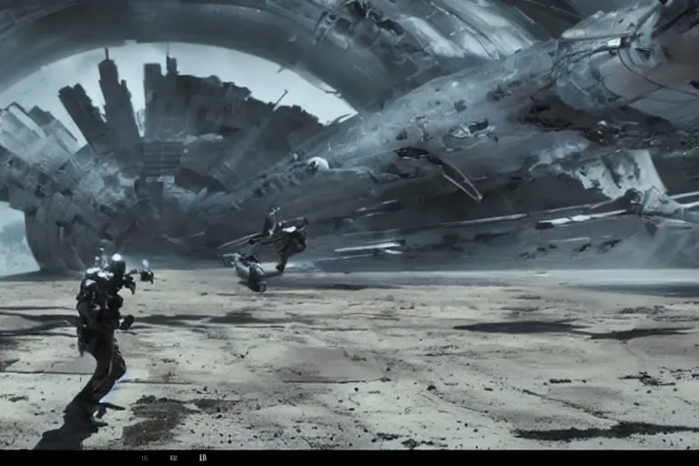 Image similar to vfx movie sci - fi action scene by emmanuel lubezki