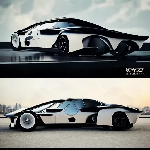 Prompt: khyzyl saleem car :: Rolls-Royce 103EX : medium size: 7, u, x, y, o medium size form panels: motherboard medium size forms : zaha hadid architecture big size forms: brutalist medium size forms: sci-fi futuristic setting: Ash Thorp car: ultra realistic phtotography, keyshot render, octane render, unreal engine 5 render , high oiled liquid glossy specularity reflections, ultra detailed, 4k, 8k, 16k: blade runner 2049 color colors : : Cyberpunk 2077, ghost in the shell, thor 2 marvel film, cinematic, high contrast: tilt shift: sharp focus