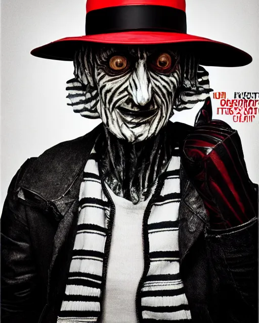 Image similar to portrait of Freddy Krueger for the cover of GQ, dslr photograph