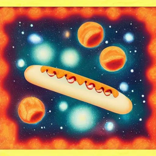 Image similar to hot dog nebula