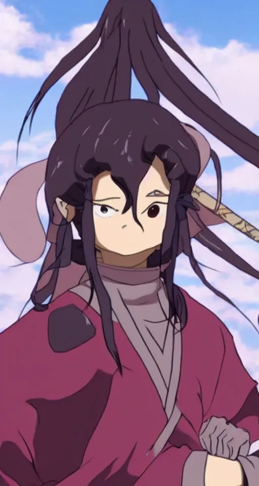 Image similar to tanjiro from demon slayer as a girl