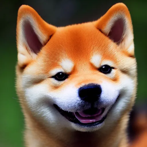 Image similar to shiba inu, making kekw face