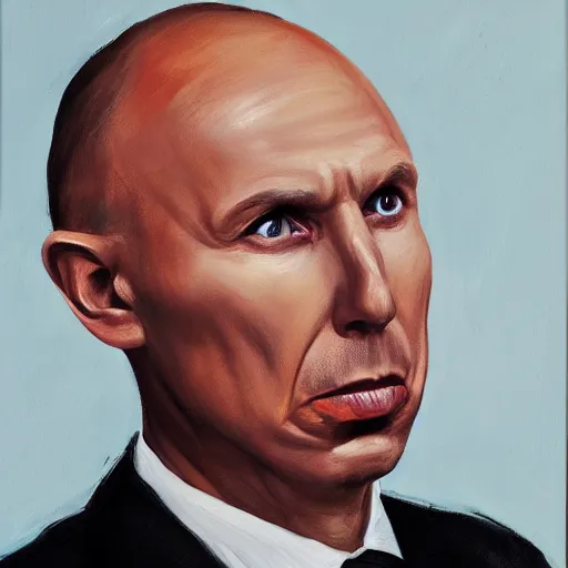 Prompt: peter dutton as voldemort, oil painting