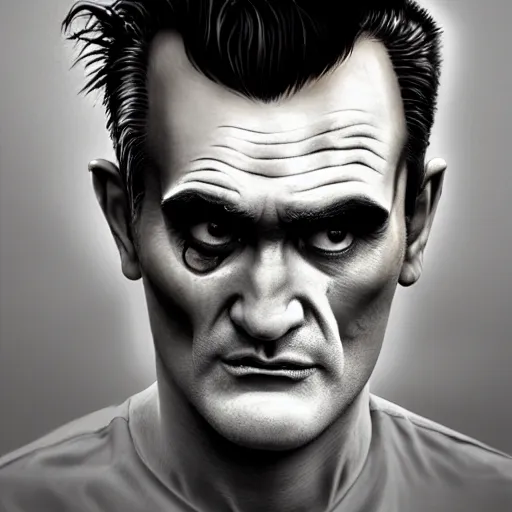 Image similar to portrait of a young and handsome zombie morrissey as a zombie with cuts and with a large quiff and thick eyebrows, 7 days to die zombie, fine art, award winning, intricate, elegant, sharp focus, cinematic lighting, digital painting, 8 k concept art, art by z. w. gu, art by brom, art by michael hussar, 8 k