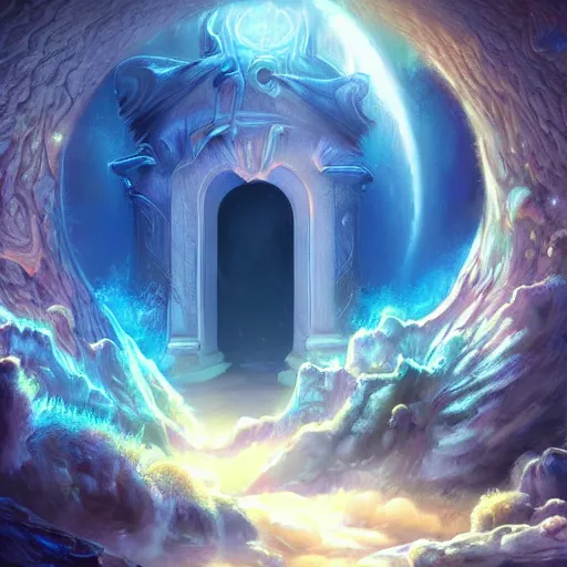 Image similar to gateway to the dream dimension opened in my bedroom, fantasy, art station, artgerm