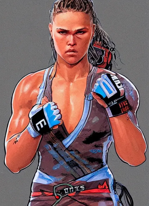 Apex Legends Ronda Rousey Concept Art By James Gurney Stable Diffusion OpenArt