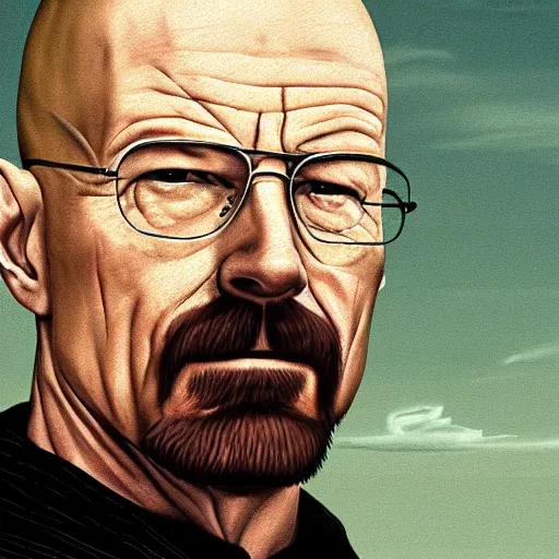 Prompt: a renaisense painting of walter white.